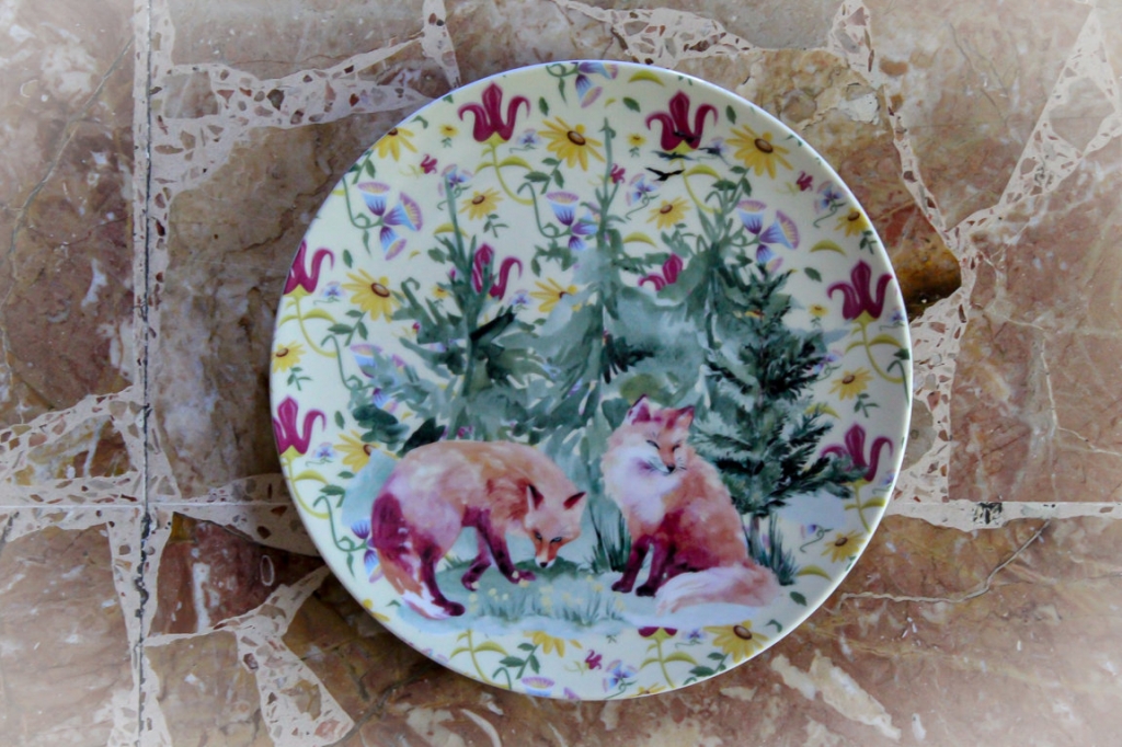 Multicolor Lily Plate